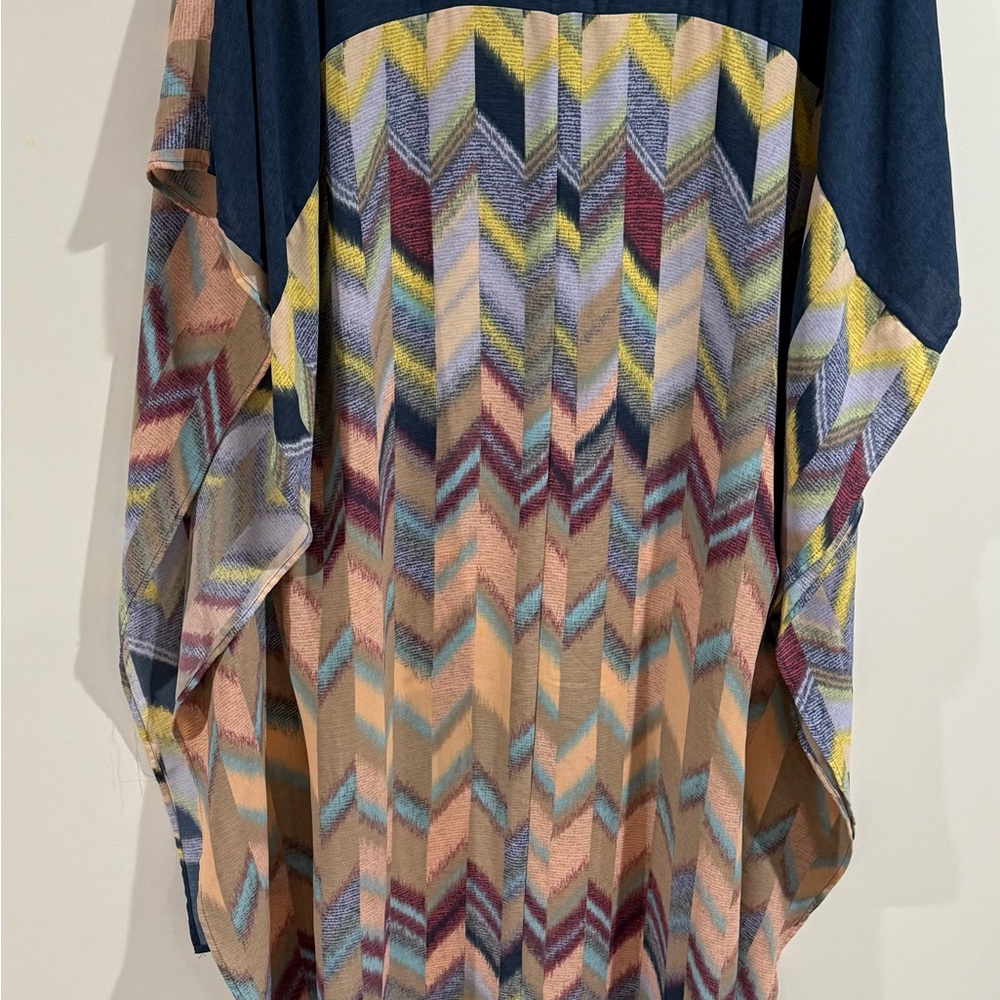 Chevron Patterned Multicolor Women's Top - image 3